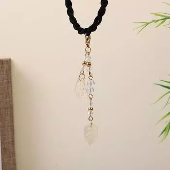 Hair Band Hanfu Tassel Headwear Tassel Weave Hair Rope Chinese Style Rubber Band Chinese Headpiece J