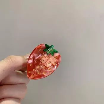 Hair Barrettes Fruit Shape Hair Claw Clips Set Watermelon Strawberry Avocado Accessories Fun Novelty Hair Jewelry For Girls