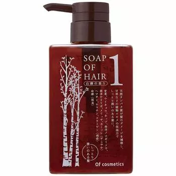 hair becomes more Soap of Hair 1 265ml Birch scent Ofcosmetics Hair salon exclusive shampoo for curly and dry hair [Spreading manageable] /