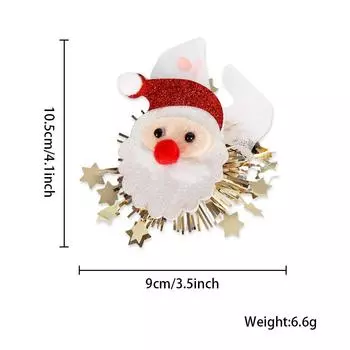 Hair Christmas Whimsical Accessories With Santa Snowman Designs For Kids Celebrations Santa
