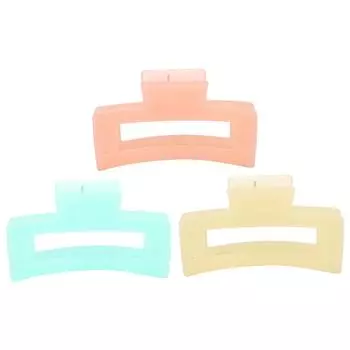 Hair Claw Clips Non Slip Claw Clip Styling Tool for Thick Thin Curly Straight Hair Coral Orange Coral Orange