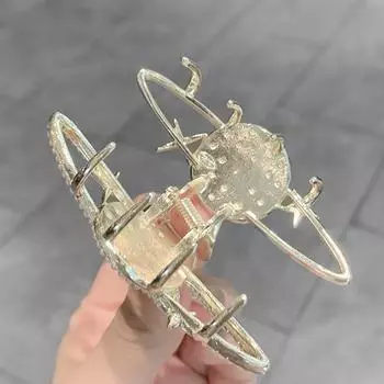 Hair Clip Elegant Pearl Planet Hair Claw For Women Girls Versatile Shark Clip Exquisite Hair Accessories Gift