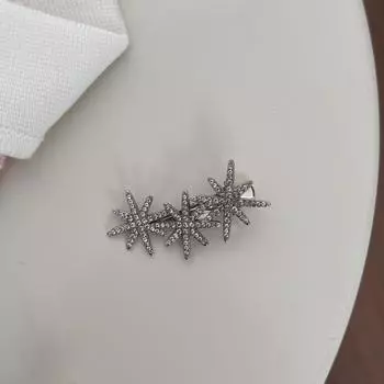 Hair clips for girls women pin accessoire Crab star vintage trendy leading fashion kpop rhinestone Headdress barrette Designer