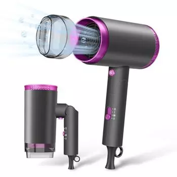 hair dryer [2024 new high-speed motor] 400w large air volume, quick drying, hair dryer, high concentration of negative ions, 57 constant temperature