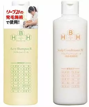 Hair Growth Specialist Leave 21 Acti Shampoo R Scalp Conditioner W For Skin 300 мл Каждый набор Аминокислоты Унисекс и Нормальный/Сухой