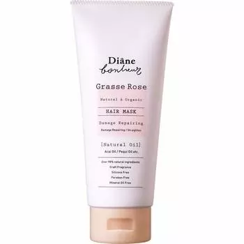 Hair Mask Rose Raspberry Scalp Care Damage Repair Diane Bonheur 150g Non-Silicon [Grasse & Scent]