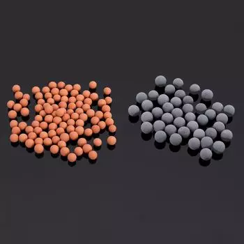 Hair Negative Ions Bathroom Anion Shower Head Beads Shower Filter Bathroom Accessories Water Filter 80g-Grey and red beads