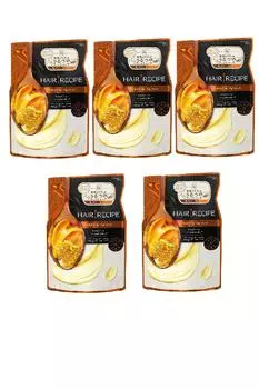Hair Recipe Honey Apricot Enriched Moisture Recipe Refill Treatment 330 г x набор из 5 предметов (4902430647656)