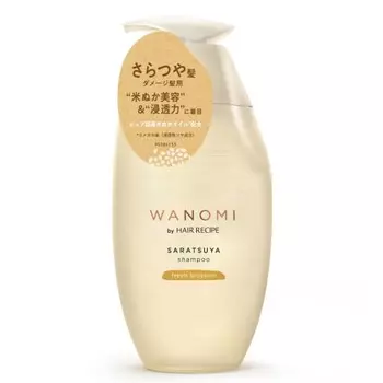 Hair Recipe Wanomi Saratsuya Shampoo Pump 350mL For Damaged Hair