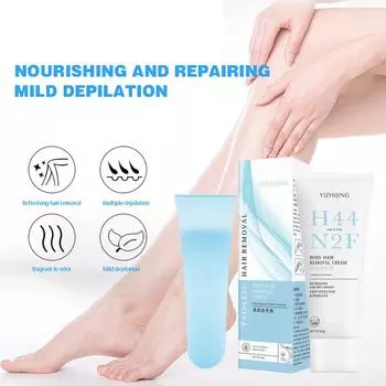Hair Removal Cream Gentle Fast Hair Removal Smooth Rejuvenation Leg No Whitening Care Underarm A4I9 white-60g