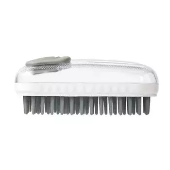 Hair Removal Dog Massage Brush Silicone Cat Grooming Comb Creative Pet Bath Brush Foaming Cleaning