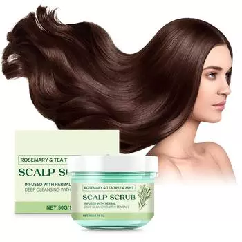 Hair Scrub Gentle, Nourishing Hair And Scalp That Deeply Cleanses The Scalp, Reducing Dirt And Oil.