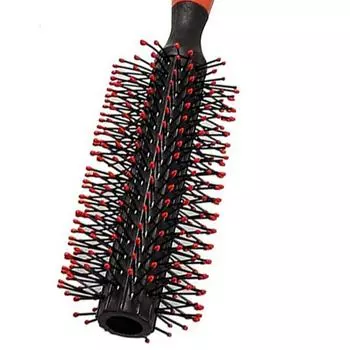 Укладка волос Щетка для волос Цилиндрическая вьющаяся расческа для волос Термоалюминиевая трубка Круглая расческа для волос Инструмент для укладки
