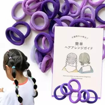 hair tie, childrens hair tie [stretches well and does not break] comes with arrangement guide supervised by a working mom hairdresser, kids wippyperr