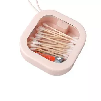 Hair Tie Portable Travel Qtip Holder Hair Accessories Storage Box Hair