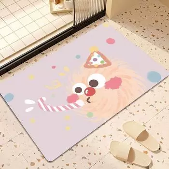 Hairball bathroom, diatom mud bathroom, kitchen mat, absorbent toilet, non-slip foot mat, toilet, easy to take care of floor mat 40X60cm 15.7X23.6in