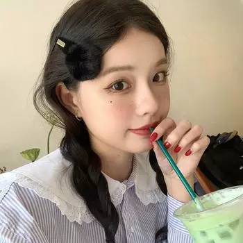 Hairball Velvet Hairpin Letter Side Clip Personalized Plush Hair Clip Children A