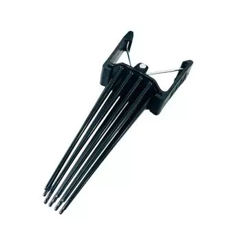 Hairstylist Men s Bangs Root Clip Natural Seamless Flat Hair Tools One Size чёрный