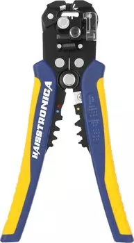 Haisstronica Wire Stripper 3 в 1, мощный автоматический электрический инструмент для зачистки проводов AWG, саморегулирующийся, инструмент для зачистки/резака/обжима 10-24 (0,2~5,26 мм)