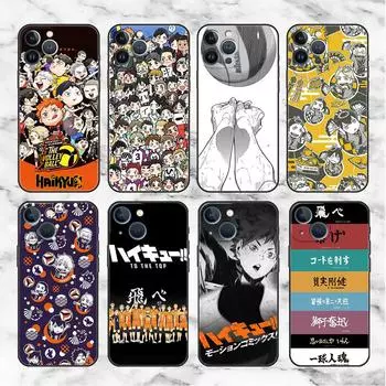 Хайкю!! Чехол с аниме для Apple iPhone 14 Pro Max 13 11 12 Mini SE 7 8 Plus X XS 6 6S, силиконовый чехол для телефона, мягкий чехол из ТПУ iPhone 6 6S Plus