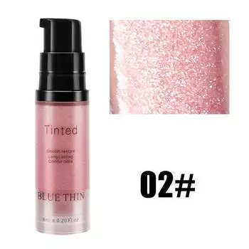 Хайлайтер для макияжа Gold Liquid Face Brightener Glow 6 мл One size розовый