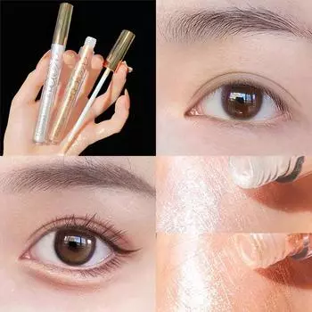 Хайлайтер-карандаш для осветления лица, трехмерный натуральный жидкий шпатель Silkworm Shadow Pen, консилер, контроль жирности, стойкий набор для женского макияжа 01 Matte