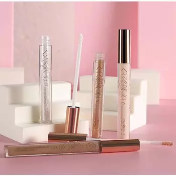 Хайлайтер-карандаш, жидкие контурные тени, ручка, тени для носа, слезные борозды для лица, осветляющий крем шелкопряда, тонкая блестящая косметика 3.3g