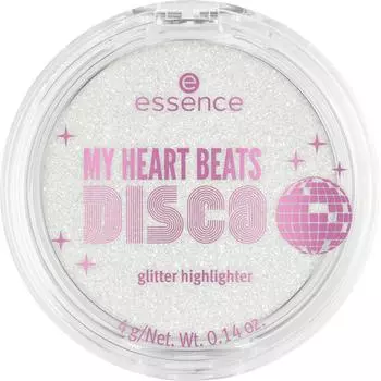 хайлайтер с блестками Essence My Heart Beats Disco 01, 4 г