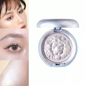 Хайлайтер YiYe Lion Emboss для всего тела, 4 цвета, 11,5 г, 01#Silver Aurora, 1 шт.