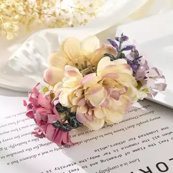 Хаймейкан Большой Размер Цветок Зажим-Краб для Волос Заколки Шпильки Женские Летняя Мода Аксессуары для Волос