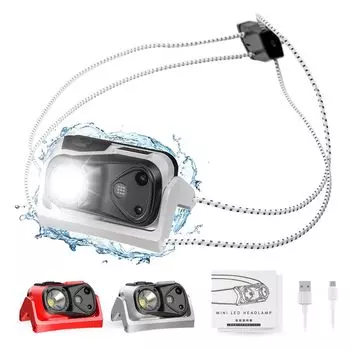 Hakone Ekiden Runner Контролируемый налобный фонарь для бега на открытом воздухе USB-перезаряжаемый легкий водонепроницаемый МИНИ-СВЕТОДИОДНЫЙ НАЛОБНЫЙ ФОНАРЬ [TeamOneDay] [220 люмен/38 г]
