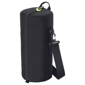 HAKUBA Чехол для объектива Мягкий чехол для объектива 02 4977187291407 Вертикальное открытие Сделан из нейлона Молния YKK пуллер флуоресцентного цвета Включает плечевой ремень Черный чёрный