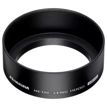 HAKUBA Lens Hood Metal Lens Hood Made of High Strength 6000 Series Aluminum Alloy For Mounting 49mm Filter Diameter Black KMH-49