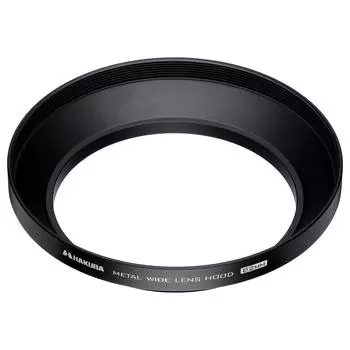 HAKUBA Lens Wide Metal Lens Made of High Strength 6000 Series Aluminum For Mounting 82mm Filter Black Hood, Hood, Alloy, Diameter, KWMH-82
