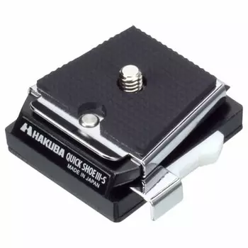 HAKUBA Tripod Accessory Quick Shoe III S Size Base and Adapter Set Digital Camera Single Lens Camera Video Camera Quick Release Plate HQS3-S 497718730