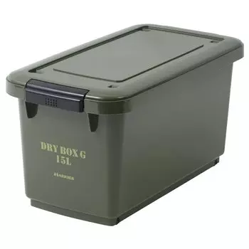 HAKUBA Ящик для хранения Dry Box G 15L Зеленый DBG150OVD 33619 Защита от плесени Защита от влаги Штабелируемый Осушитель включен Сделано в Японии Хранение зелёный