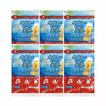 Hakubaku Вкусный холодный ячменный чай для собственного приготовления, 30 упаковок по 6 штук