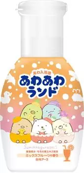 Hakugen Earth Awaawa Land Sumikkogurashi Mixed Fruit Scent Foam Bath Salts for Children