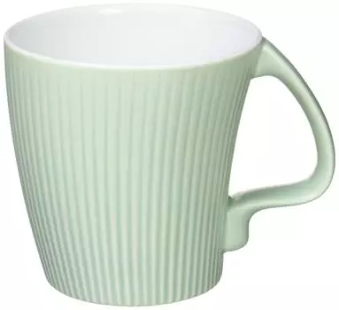 Hakusan Pottery Mug Pale Green Matte x 370ml Stretch Hasami Ware Made in Japan (approx.) 9.5 9.5cm