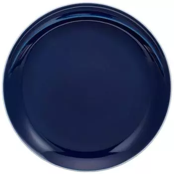 Hakusan Pottery Plate Blue COMMO Hasami Ware Made in Japan (Large) (Approx.) 25.53cm синий