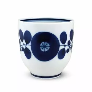 Hakusan Pottery Yumi Blue Bloom Small 180ml Hasami Ware Made in Japan (approx.) 7.57.5cm синий