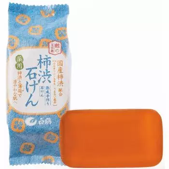 Hakutsuru Sake Brewery Hakutsuru Tsuru Tamatebako Лекарственное мыло с хурмой Шибу 110г Тело 110г [Квази-лекарство] (Полное мыло) (х 1)