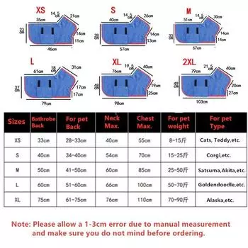 Халат для собак, полотенце, банный халат, халат для домашних собак, быстросохнущее пальто, мягкое регулируемое впитывающее полотенце для больших, средних, маленьких собак XS серый