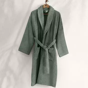 Халат Likya, Халат из 100% хлопка, Халат из турецкого хлопка, Халат унисекс, Банное полотенце с капюшоном, Турецкий хлопок, Уютный и впитывающий материал