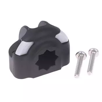 Half-Circle Base With Screws Durable Boat Canoe Kayak Fishing Rod Holder Mount Base Nylon Tackle Boat Supplies