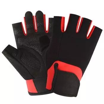 Half Finger Men s Palm Protection Anti Slip Wear Resistant Dumbbell Equipment Training Protective Fitness Gloves One size