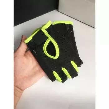 Half Finger Yoga Equipment Training Bicycle Fitness Gloves Green S