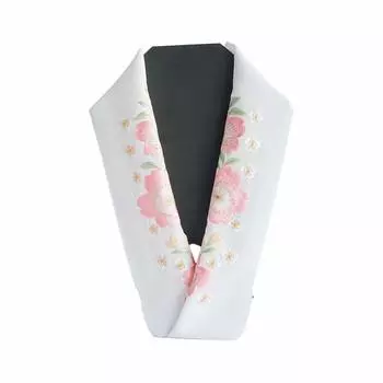 Half Half Coming of Age Pink [Watmosphere] Collar, Collar, Embroidery, White, Stylish, Furisode, Ceremony, AI-8 розовый
