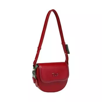 Half Round Cherry Shoulder Bag with Pendant PU Cherry Handbag Fashion Cherry Crossbody Bag Couple
