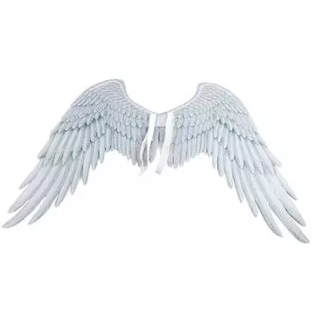 Хэллоуин 3D Ангел Фея Нетканый Хэллоуин Вечеринка Карнавал Косплей для Взрослых Sky-blue